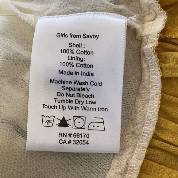 Girl From Savoy Anthropologie Dress Women’s 4 Burgeoning Hypericum Retro Halter - Picture 12 of 12